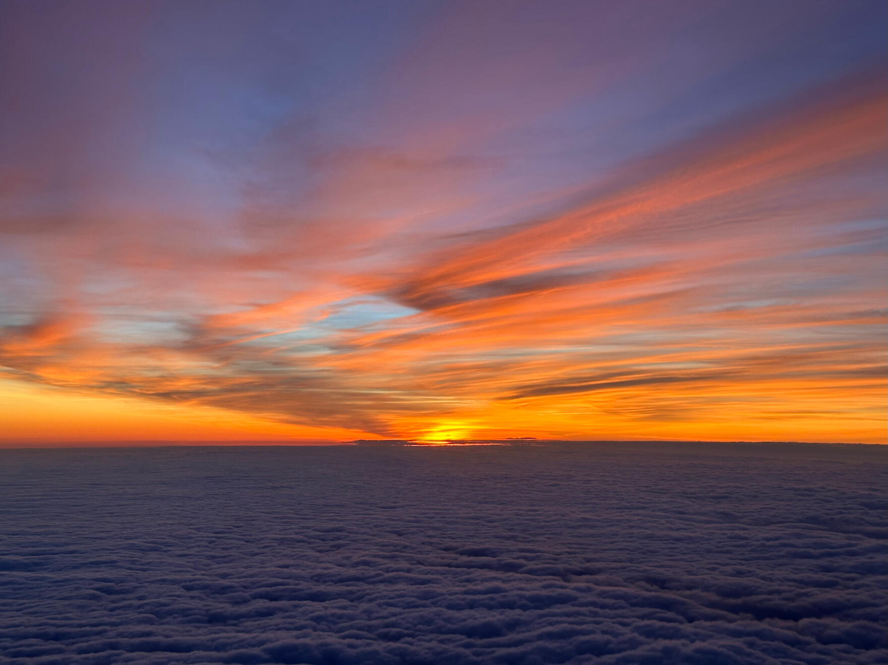 Flying above eastern US. Shot on iPhone 14 Pro.