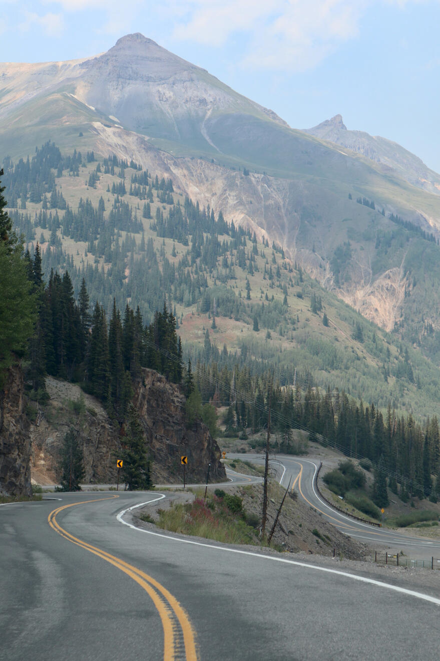 Along the Million Dollar Highway, Colorado, US. Shot on Canon EOS M50 Mark I.