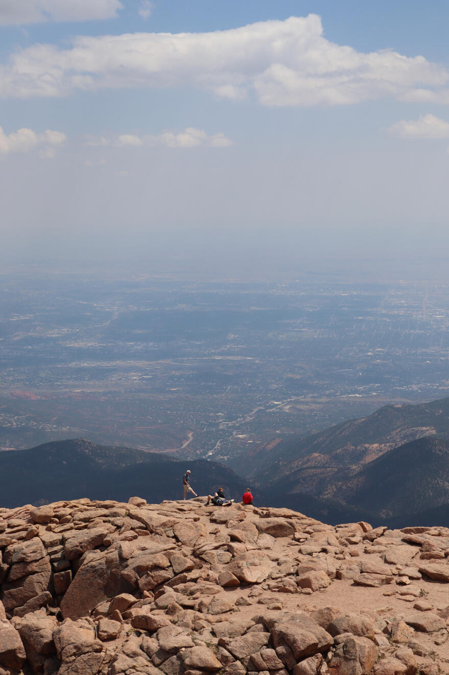 At the Pikes Peak summit, Colorado, US. Shot on Canon EOS M50 Mark I.