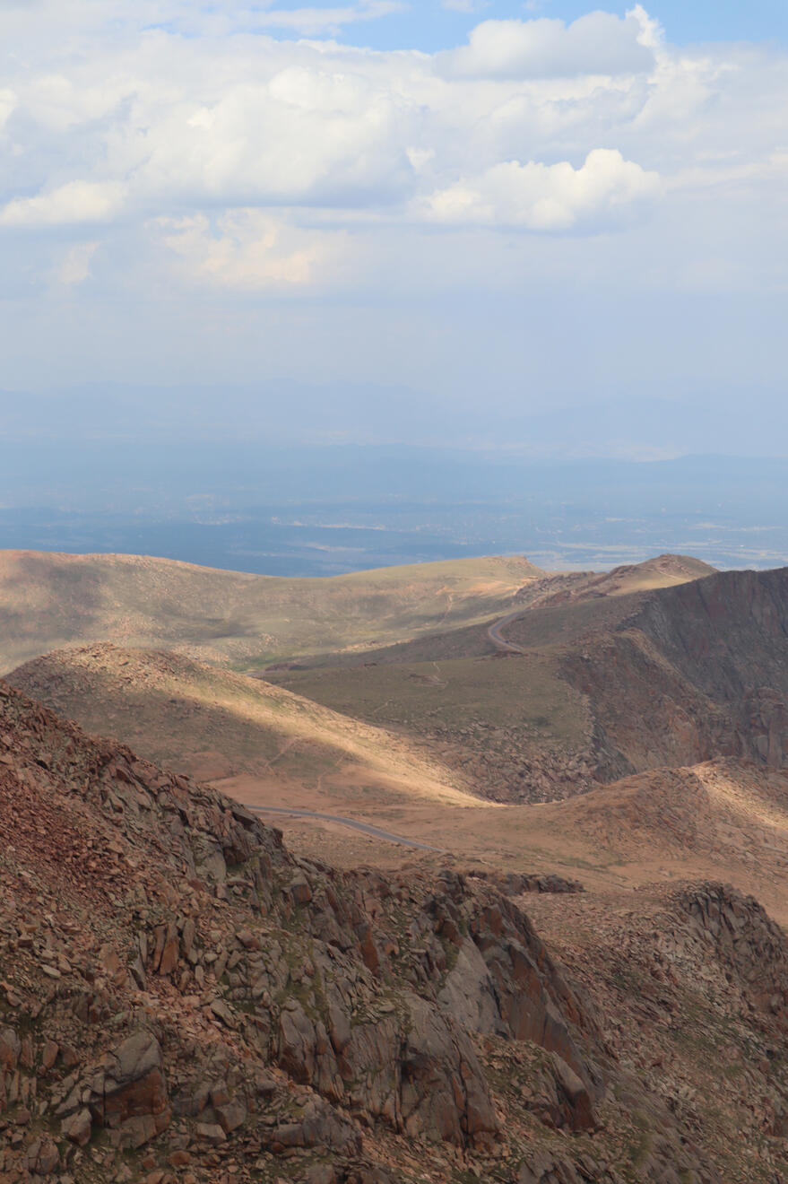 At the Pikes Peak summit, Colorado, US. Shot on Canon EOS M50 Mark I.