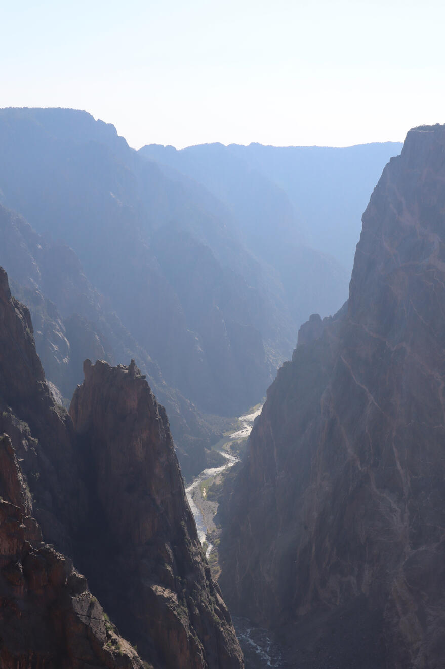 Black Canyon of the Gunnison National Park, Colorado, US. Shot on Canon EOS M50 Mark I.