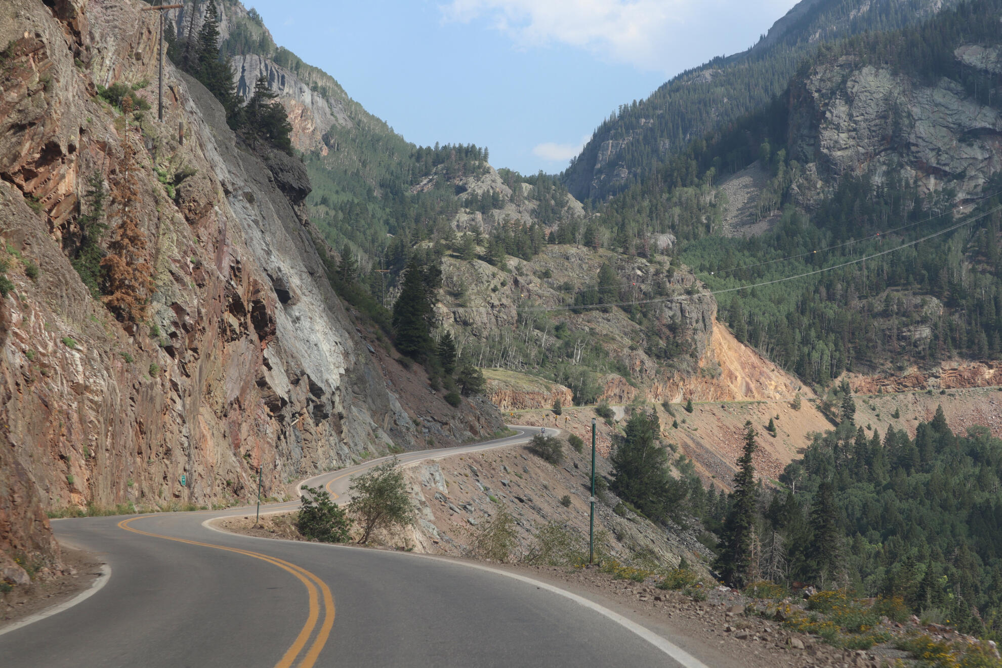 Along the Million Dollar Highway, Colorado, US. Shot on Canon EOS M50 Mark I.