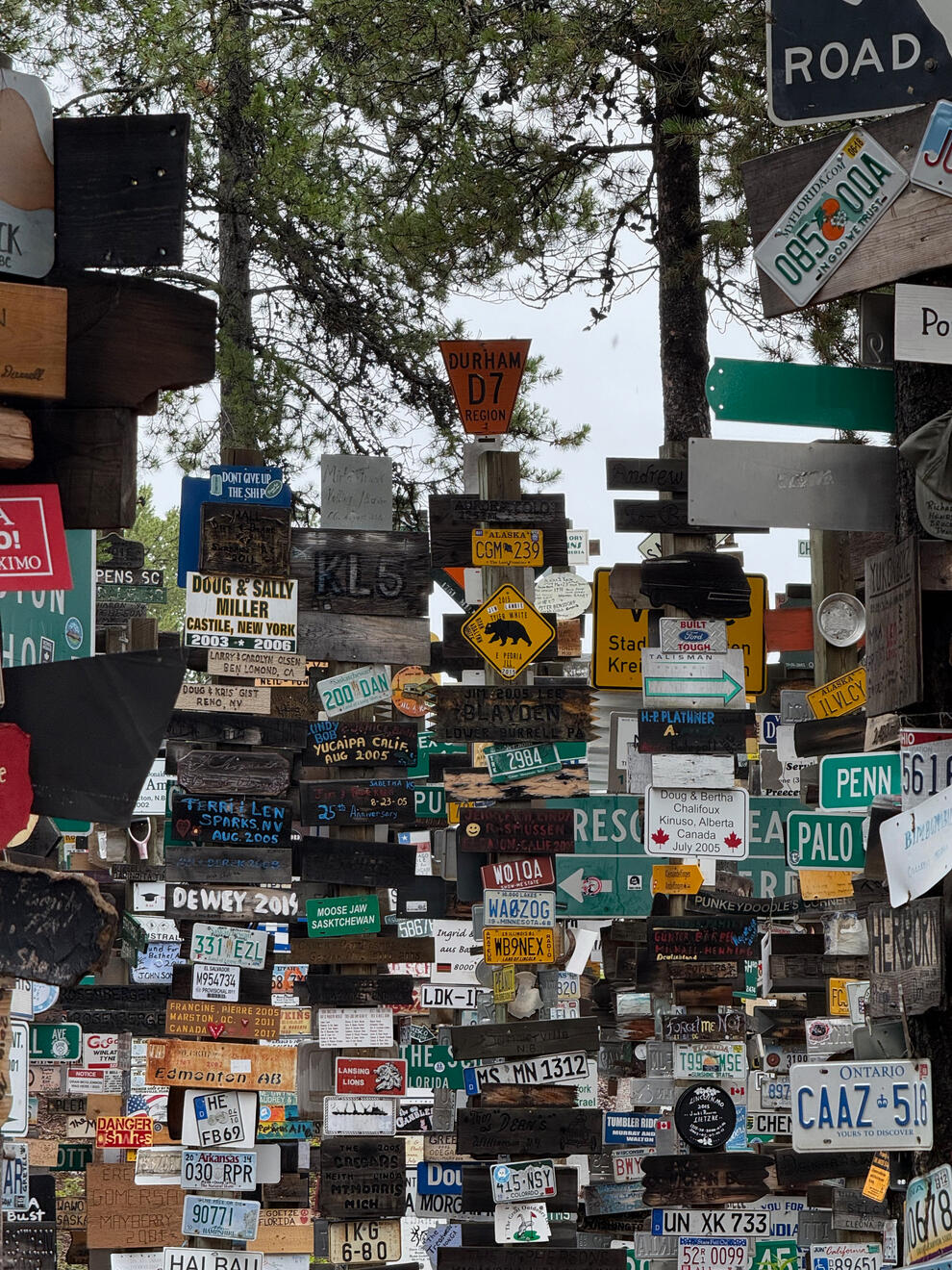 Watson Lake, Yukon, Canada. Shot on iPhone 16 Pro.