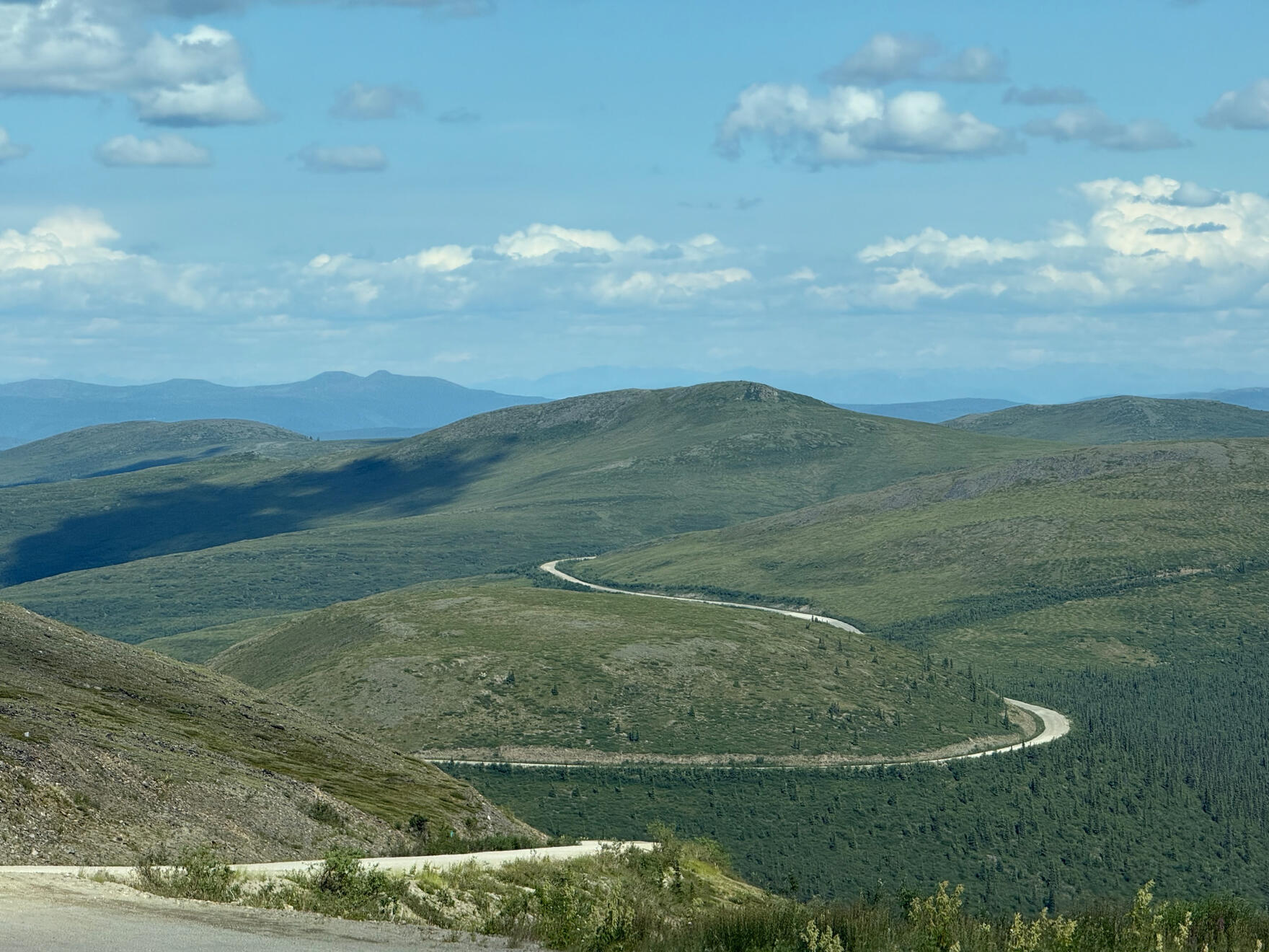 Along the Top of the World Highway, Yukon, Canada. Shot on iPhone 16 Pro.