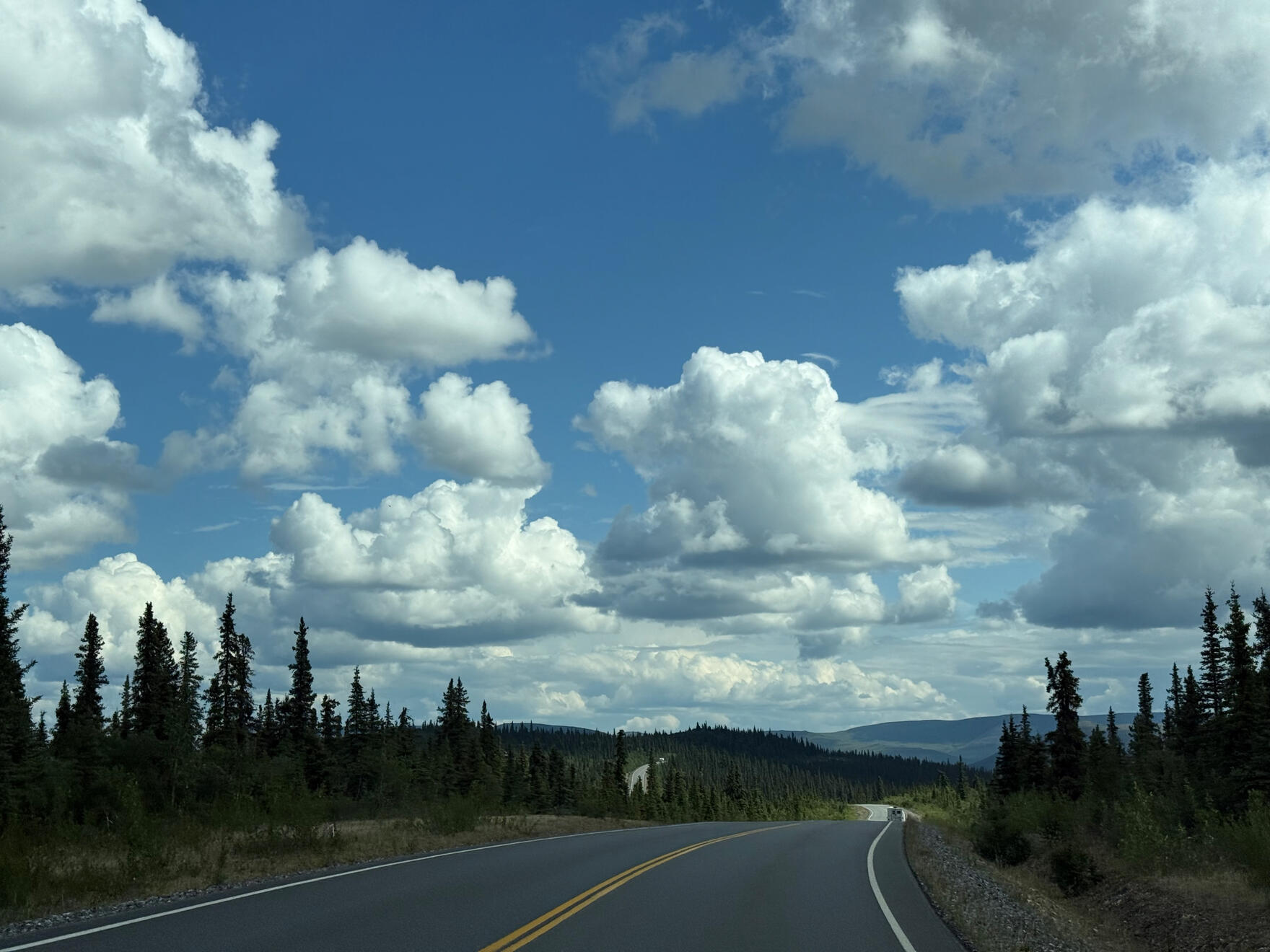 Along the Top of the World Highway, Alaska, US. Shot on iPhone 16 Pro.