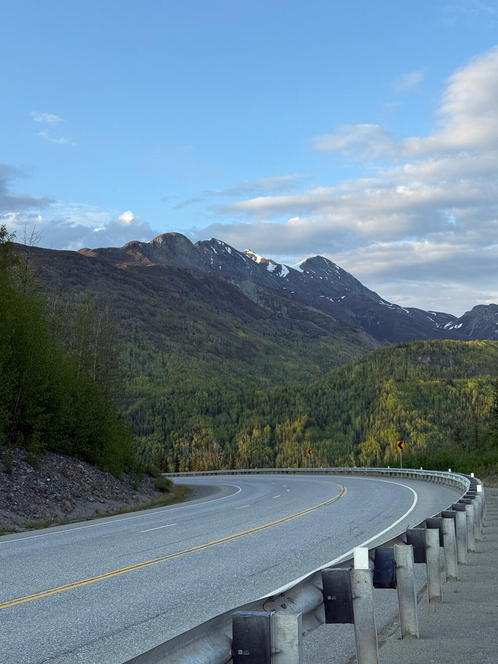 Along the Glenn Highway, Alaska, US. Shot on iPhone 16 Pro.