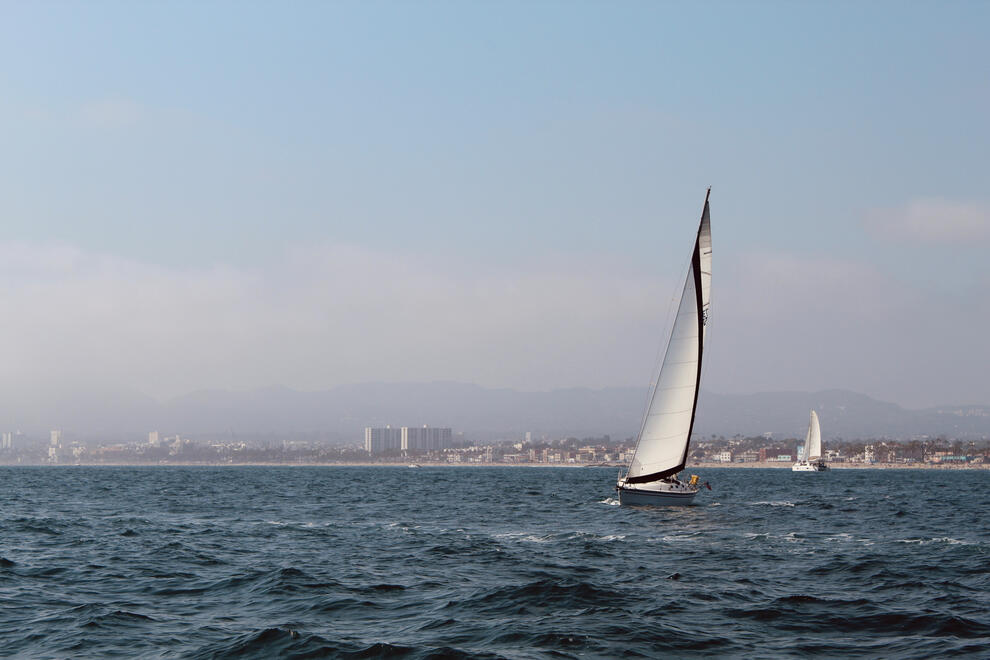 Santa Monica Bay, California, US. Shot on Canon EOS Rebel T6.