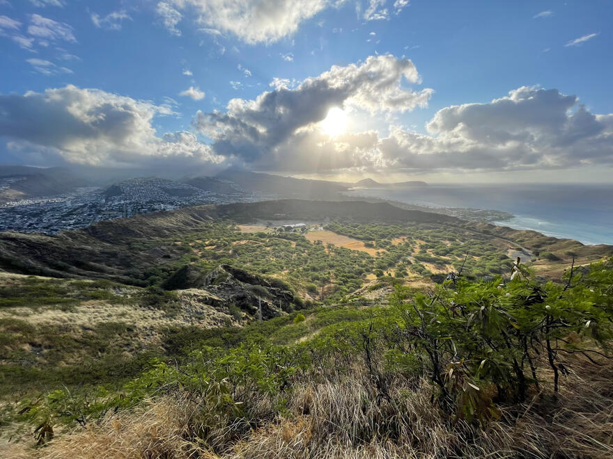 Diamond Head State Monument, Hawai'i, US. Shot on iPhone 12 mini.